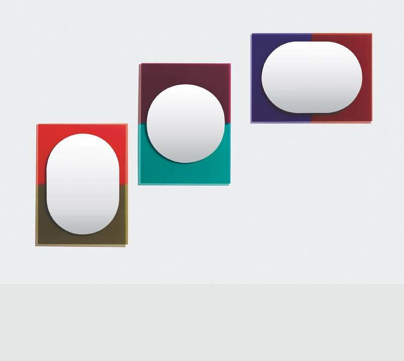 Miroir Miroir WANDER 67x90 Emeraude/ griotte PETITE FRITURE