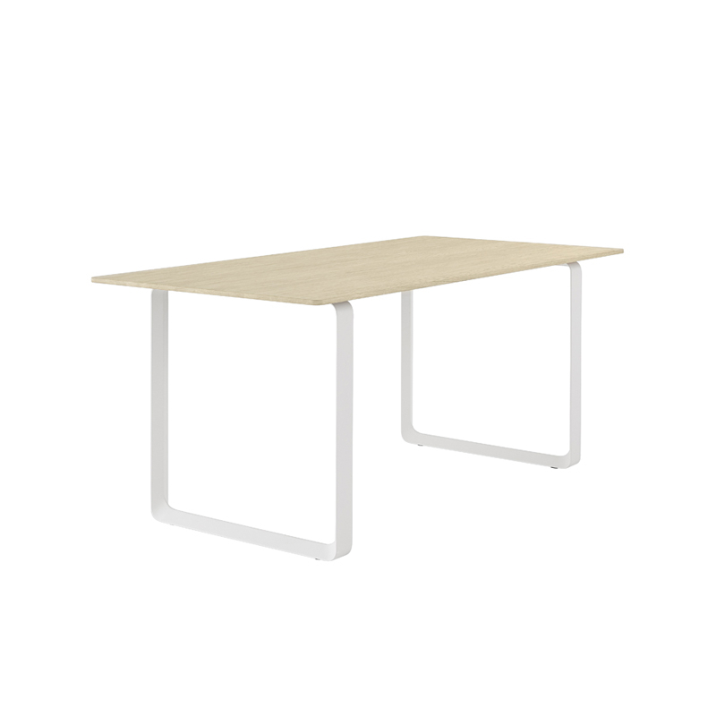 Table 70/70 Chêne massif Chêne/ blanc MUUTO