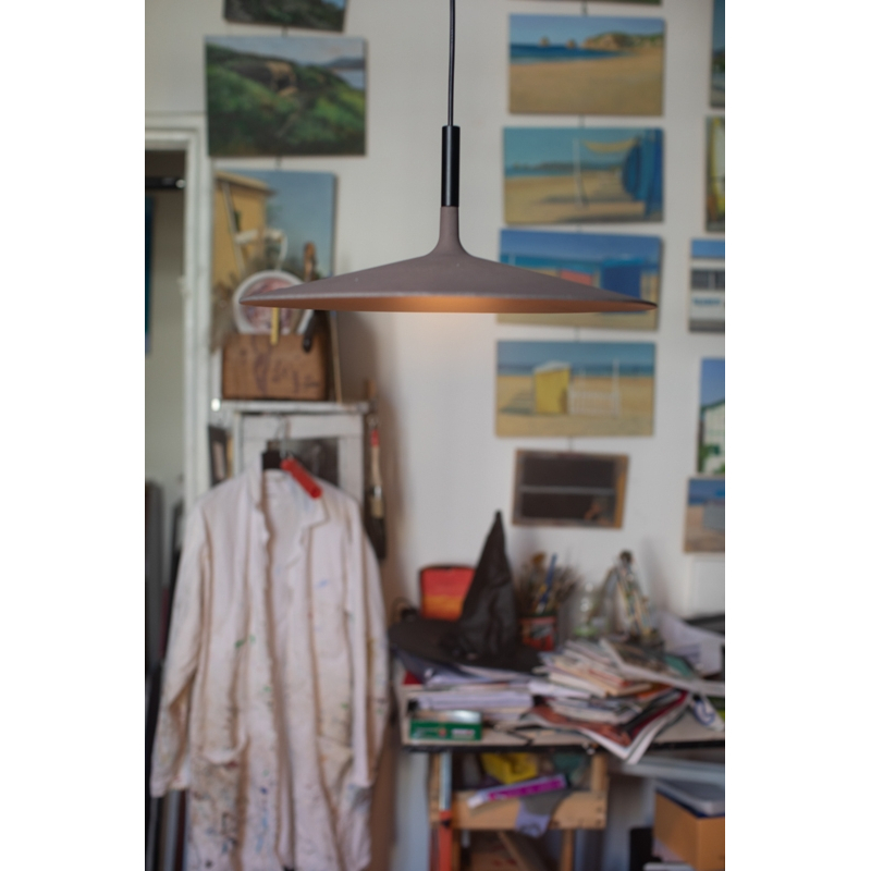 Suspension APLOMB LARGE Marron FOSCARINI