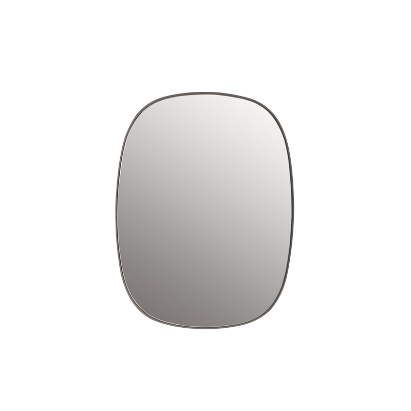 Miroir MIROIR FRAMED SMALL Gris MUUTO