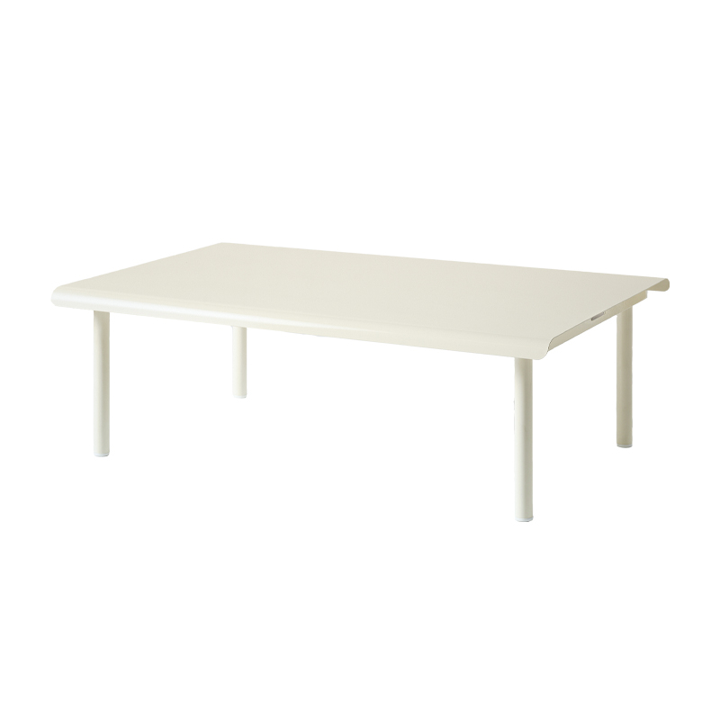 Table basse extérieur Table basse PATIO 110x70  Blanc perlé TOLIX