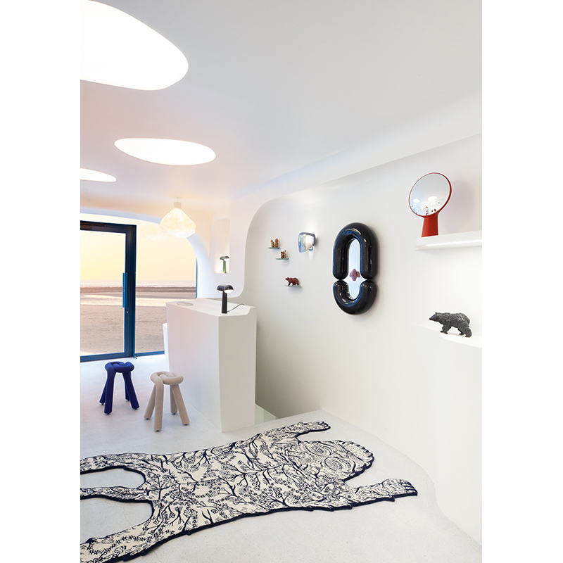 Miroir Miroir ZODIAC M Platine MOUSTACHE
