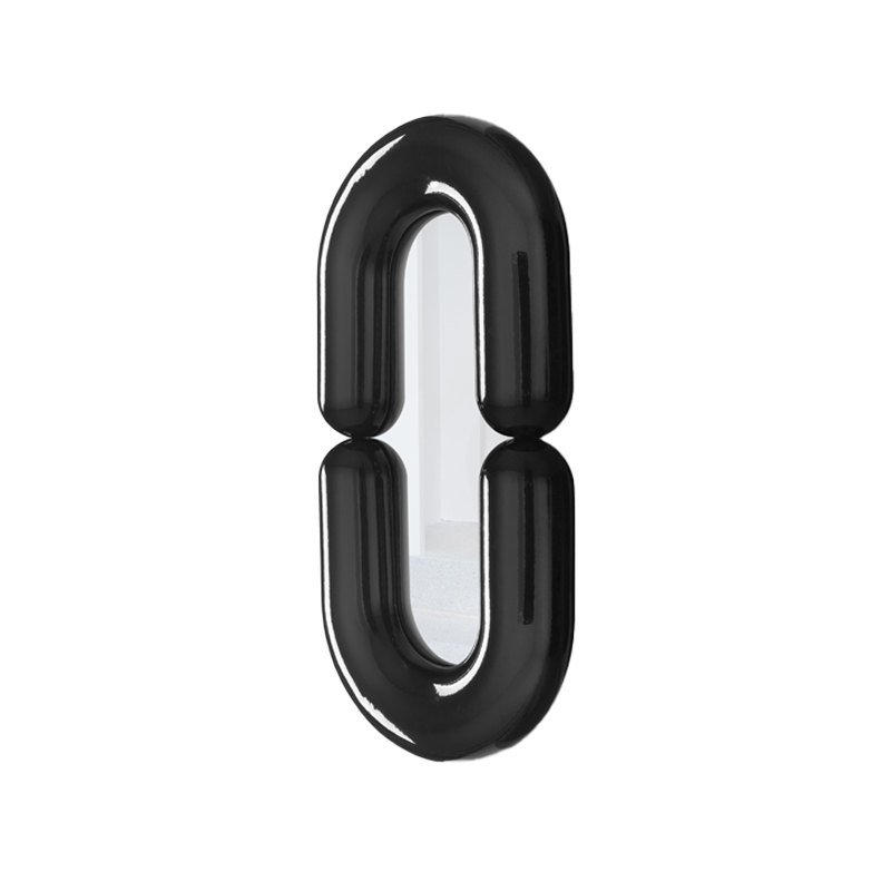 Miroir Miroir ZODIAC L Noir MOUSTACHE