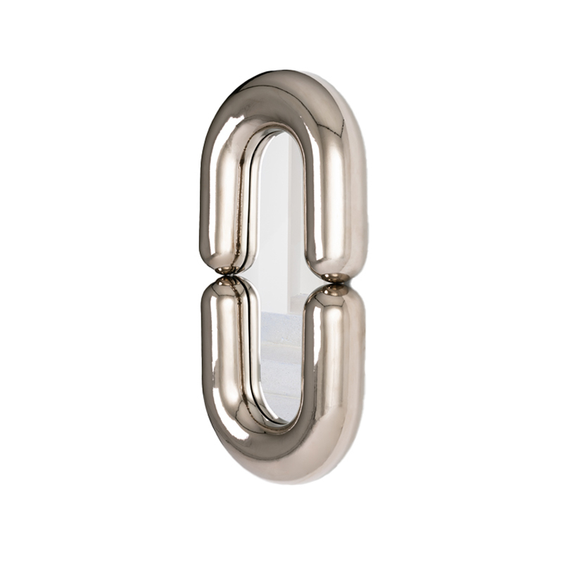 Miroir Miroir ZODIAC L Platine MOUSTACHE