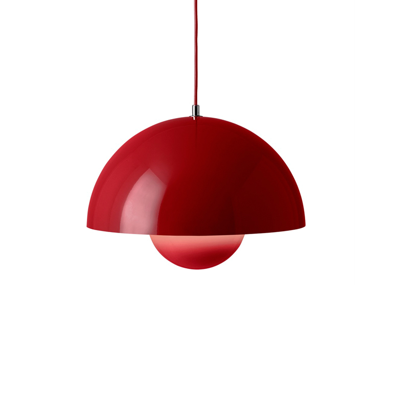 Suspension FLOWERPOT VP7 Rouge vermillon AND TRADITION