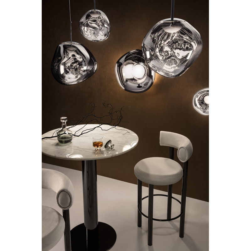Applique MELT SURFACE LED Chrome TOM DIXON