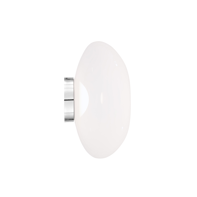 Applique MELT SURFACE LED Opalin/ chrome TOM DIXON