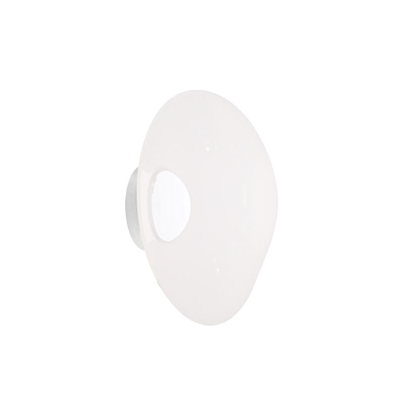 Applique MELT SURFACE LED Opalin/ chrome TOM DIXON