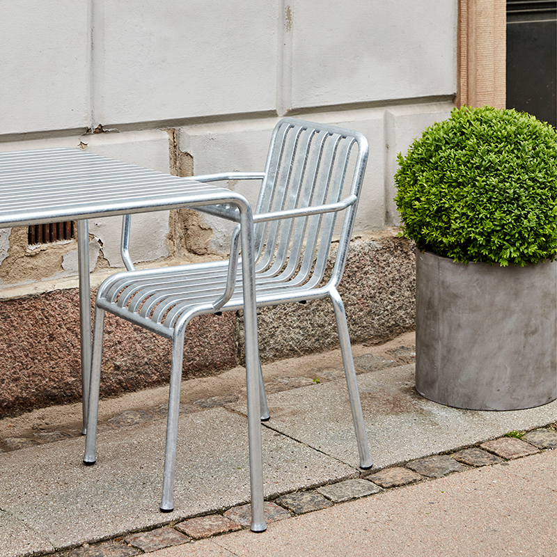 Table extérieur PALISSADE 170x90 Galvanisé HAY