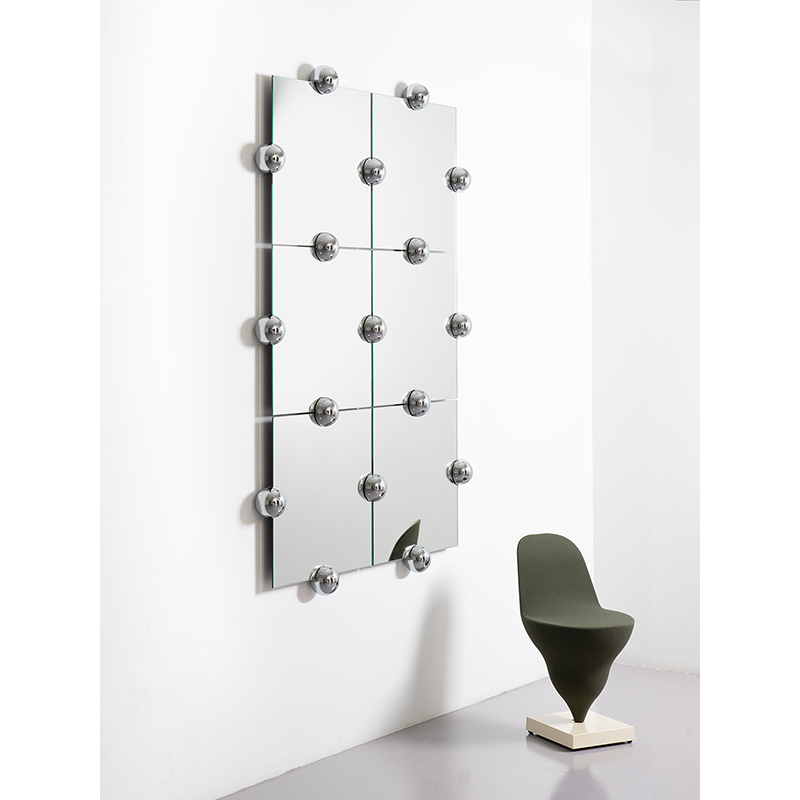 Miroir Miroir SPHERA CRYSTAL PALACE L VERTICAL Argenté MOUSTACHE