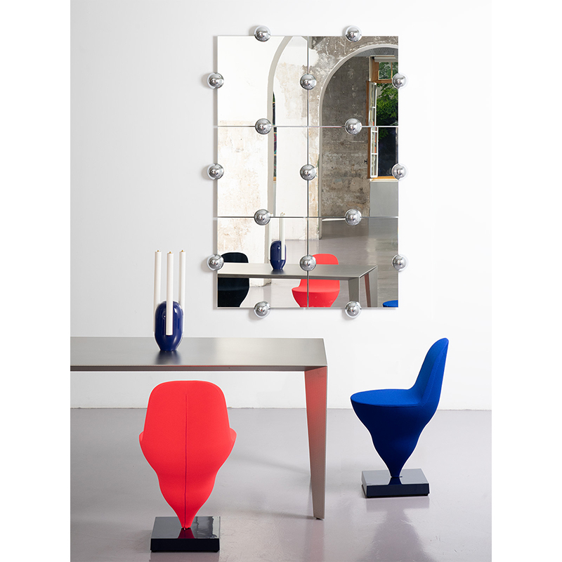Miroir Miroir SPHERA CRYSTAL PALACE L VERTICAL Argenté MOUSTACHE