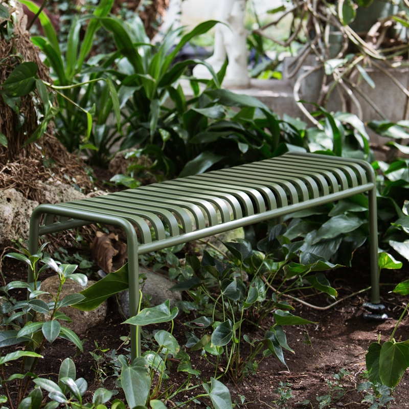 Banc PALISSADE L120 Gris clair HAY