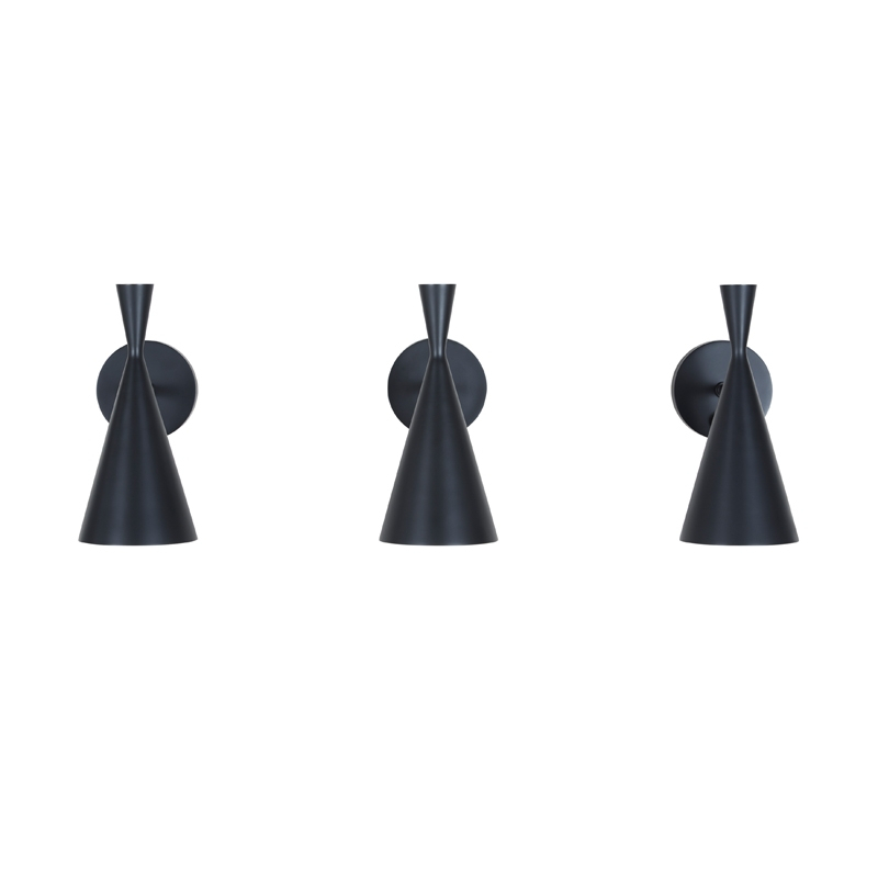Applique BEAT WALL Noir TOM DIXON