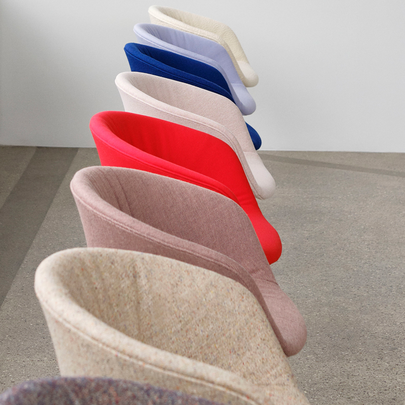 Chaise ABOUT A CHAIR AAC 27 SOFT Remix 123 HAY