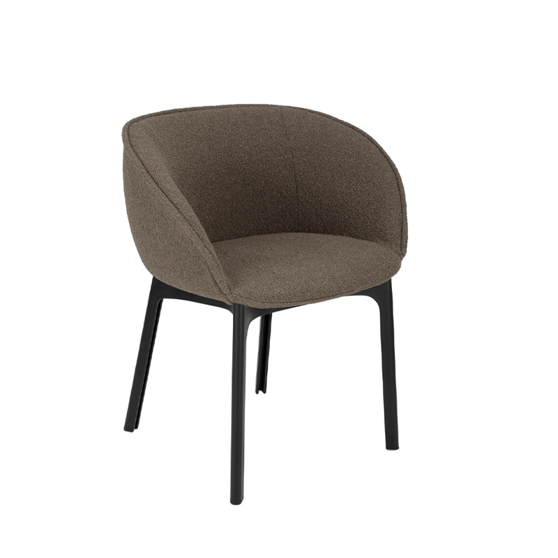 Chaise CHARLA Orsetto Orsetto marron KARTELL