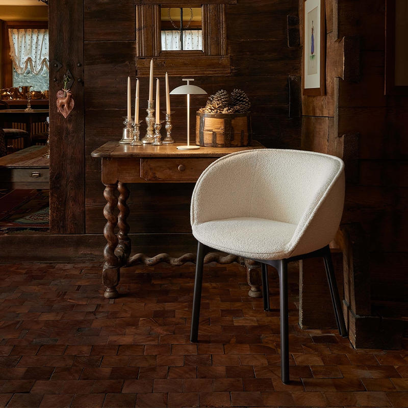 Chaise CHARLA Orsetto Orsetto marron KARTELL