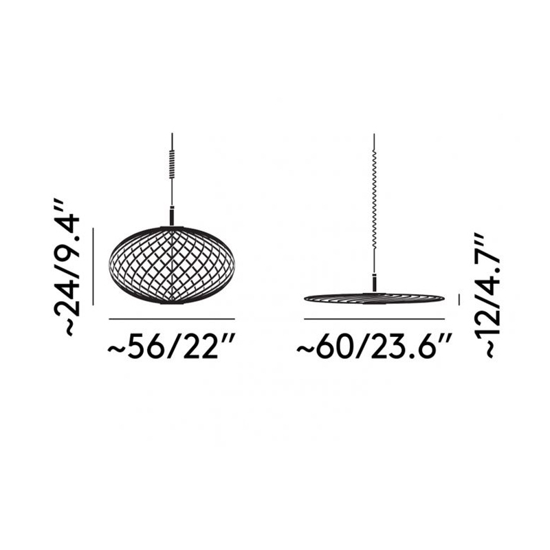 Suspension SPRING SMALL Laiton TOM DIXON