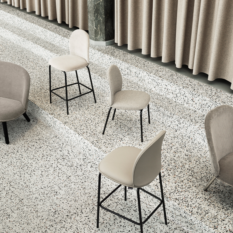 Tabouret haut ACE BAR Gris LDS08 Normann Copenhagen