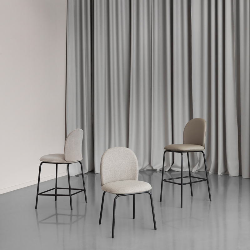Tabouret haut ACE BAR Gris LDS08 Normann Copenhagen