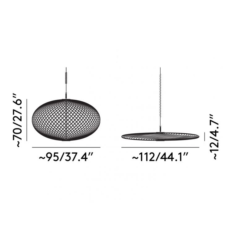 Suspension SPRING LARGE Laiton TOM DIXON