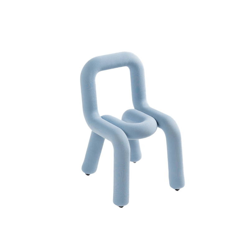 Siège enfant Chaise enfant MINI BOLD Bleu ciel MOUSTACHE