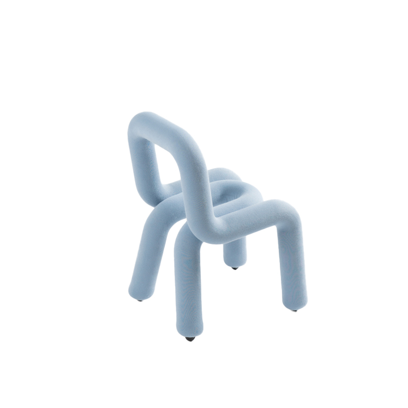 Siège enfant Chaise enfant MINI BOLD Bleu ciel MOUSTACHE