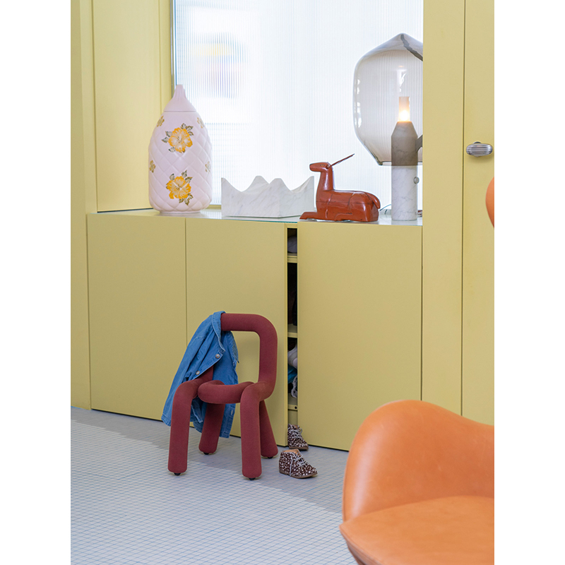 Siège enfant Chaise enfant MINI BOLD Chataigne  MOUSTACHE