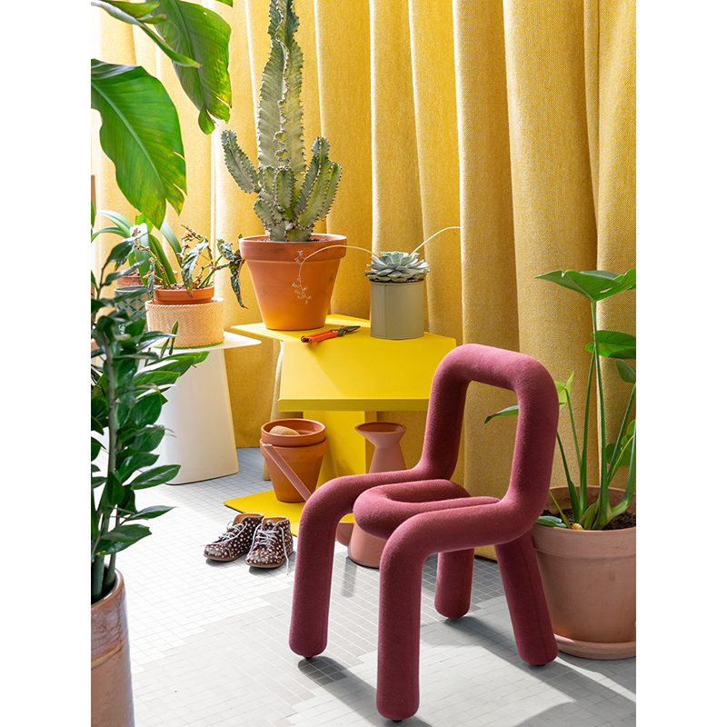Siège enfant Chaise enfant MINI BOLD Chataigne  MOUSTACHE