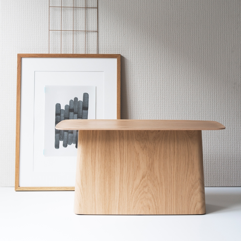 Table d'appoint guéridon WOODEN SIDE TABLE Chêne naturel VITRA
