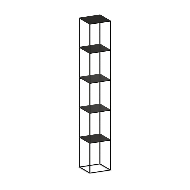 Etagère SLIM IRONY COLUMN Noir cuivré sablé ZEUS