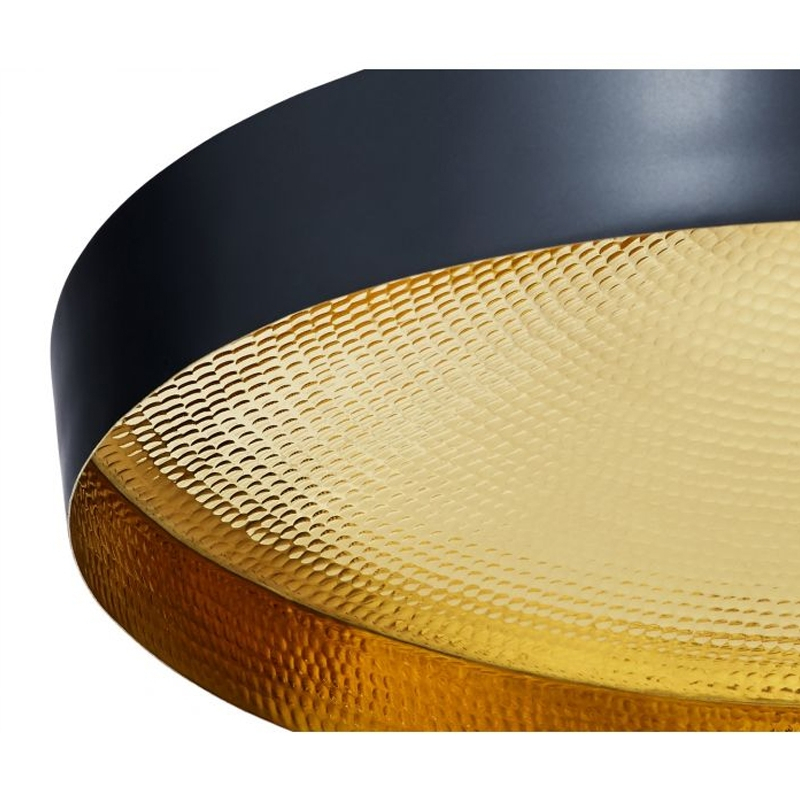 Suspension BEAT FLAT Noir/ laiton TOM DIXON