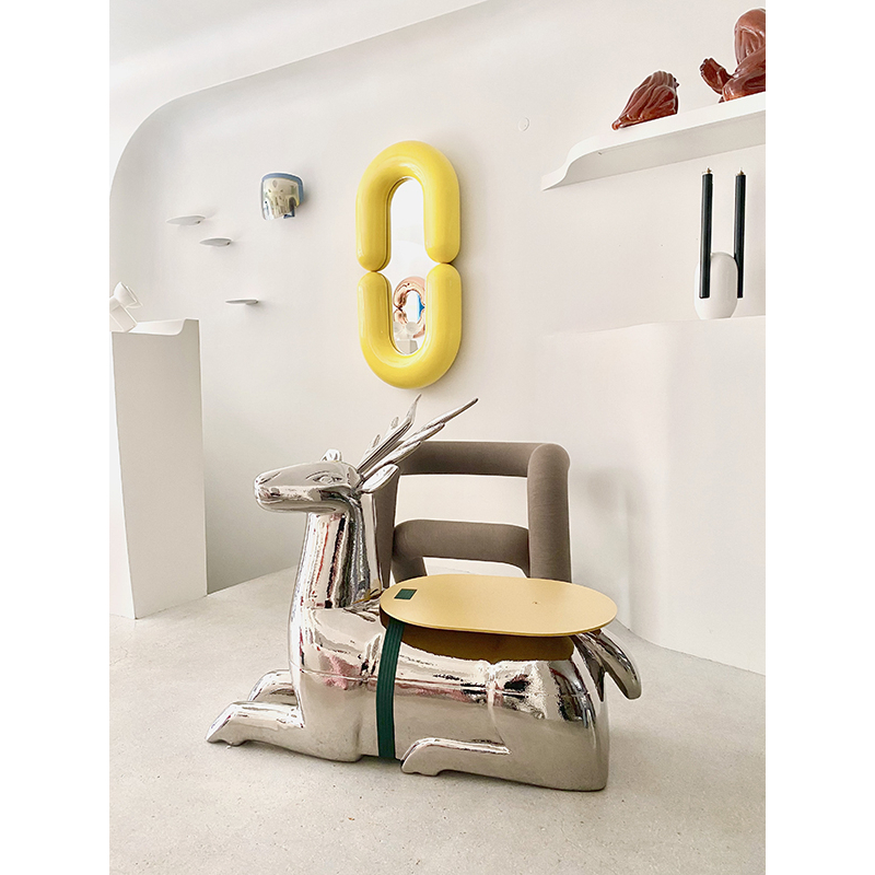 Fauteuil EXTRA BOLD Jaune MOUSTACHE