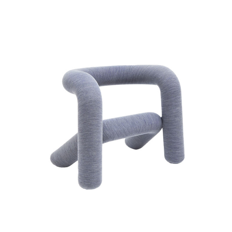 Fauteuil EXTRA BOLD Mélangé gris bleu MOUSTACHE