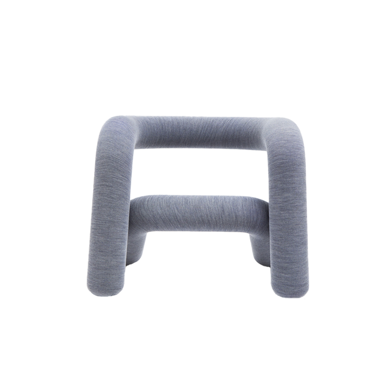 Fauteuil EXTRA BOLD Mélangé gris bleu MOUSTACHE
