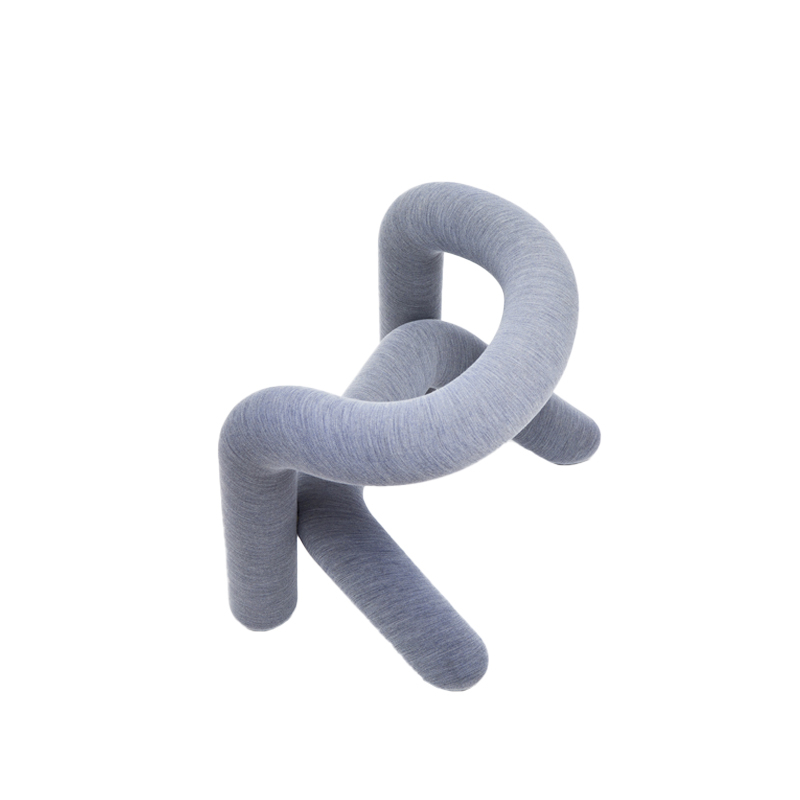 Fauteuil EXTRA BOLD Mélangé gris bleu MOUSTACHE