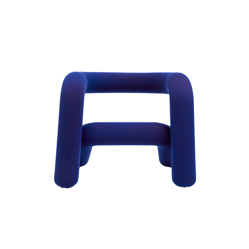Fauteuil EXTRA BOLD Mélangé bleu rouge MOUSTACHE