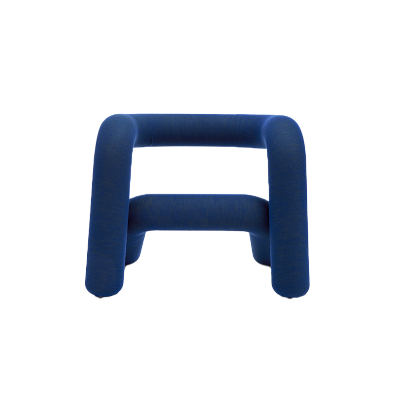 Fauteuil EXTRA BOLD Mélangé bleu vert MOUSTACHE