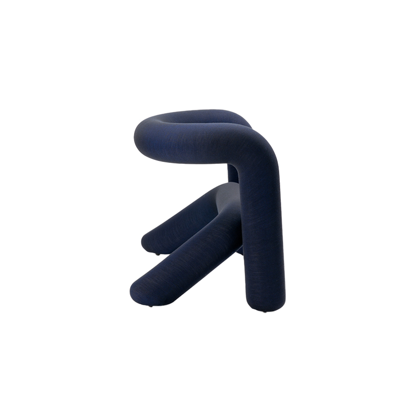 Fauteuil EXTRA BOLD Mélangé noir bleu MOUSTACHE