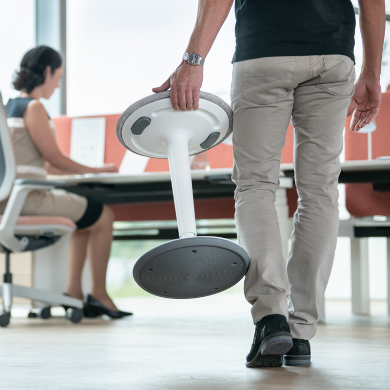 Tabouret SE:FIT Blanc SILVERA PRO