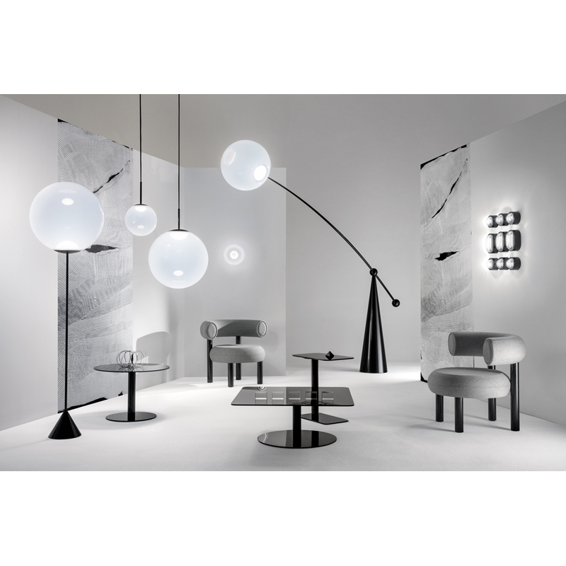 Table d'appoint guéridon FLASH Rectangle Laiton TOM DIXON
