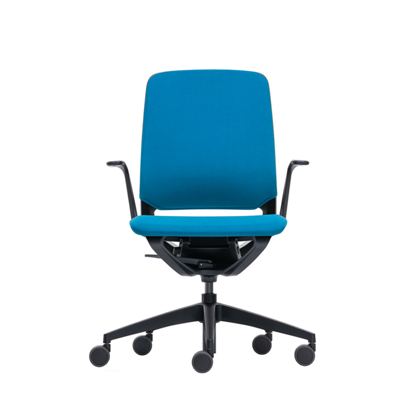 SE:MOTION assise et dossier rembourrés Bleu 67004/ structure noire