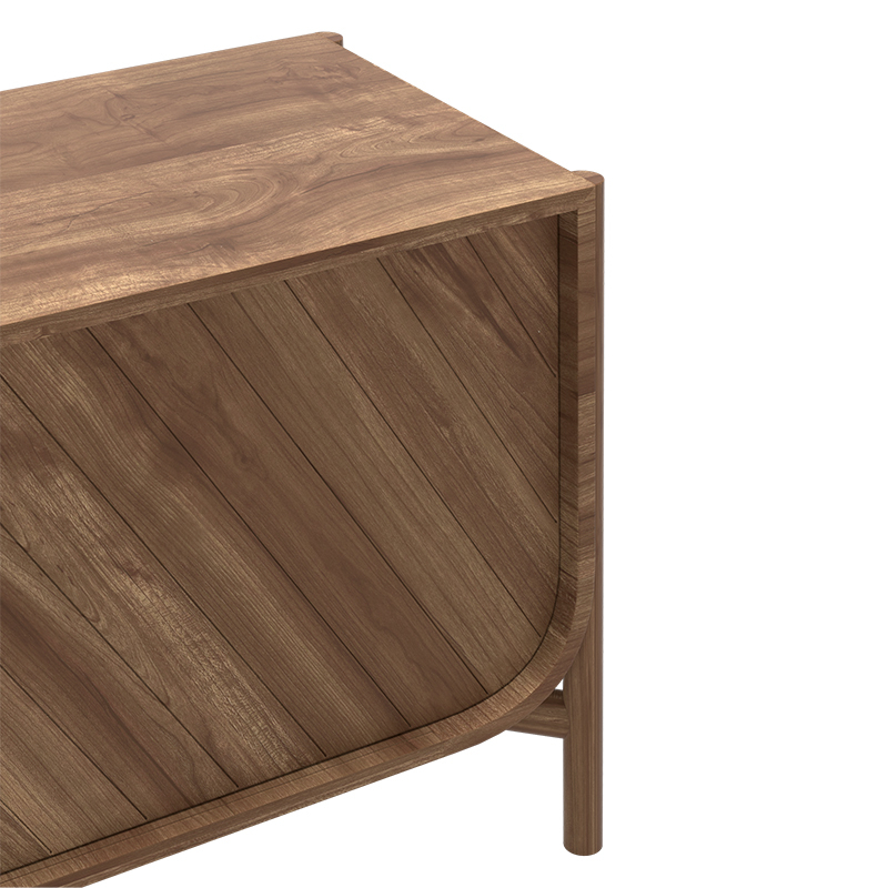 Meuble de rangement Buffet MARIUS L 155 Noyer HARTO