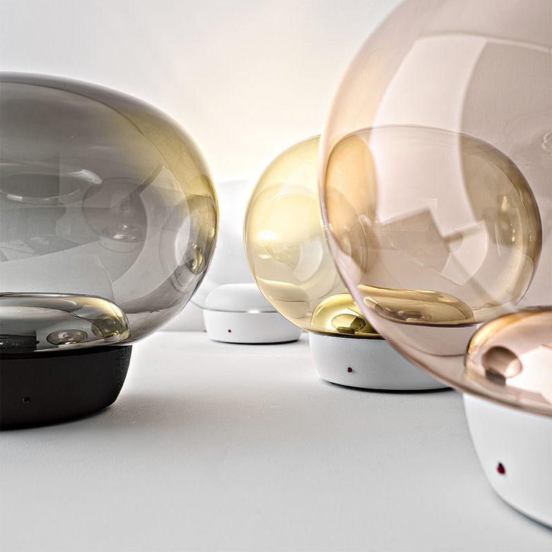 Lampe à poser LA MARIÉE Blanc/Transparent STILNOVO