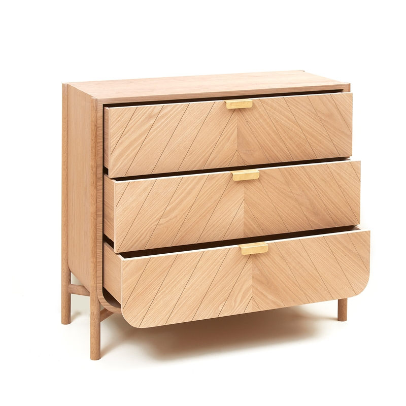 Meuble de rangement Commode MARIUS Chêne HARTO