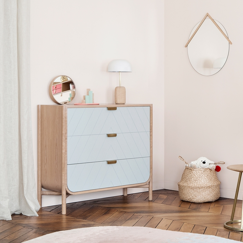 Meuble de rangement Commode MARIUS Chêne HARTO