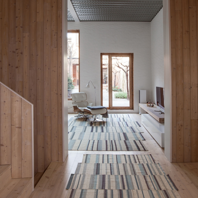 Tapis Tapis LATTICE Blanc cassé, bleu NANIMARQUINA