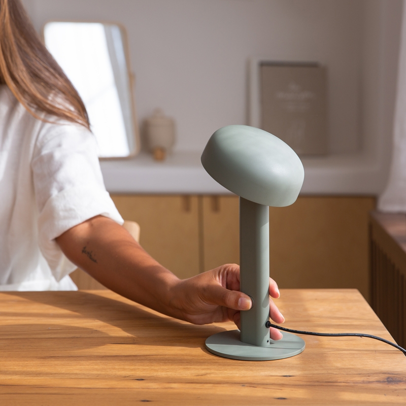 Lampe à poser NOD Gris Eucalyptus TIPTOE