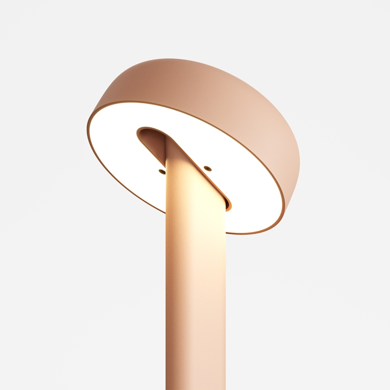Lampe à poser NOD Rose Cendré TIPTOE