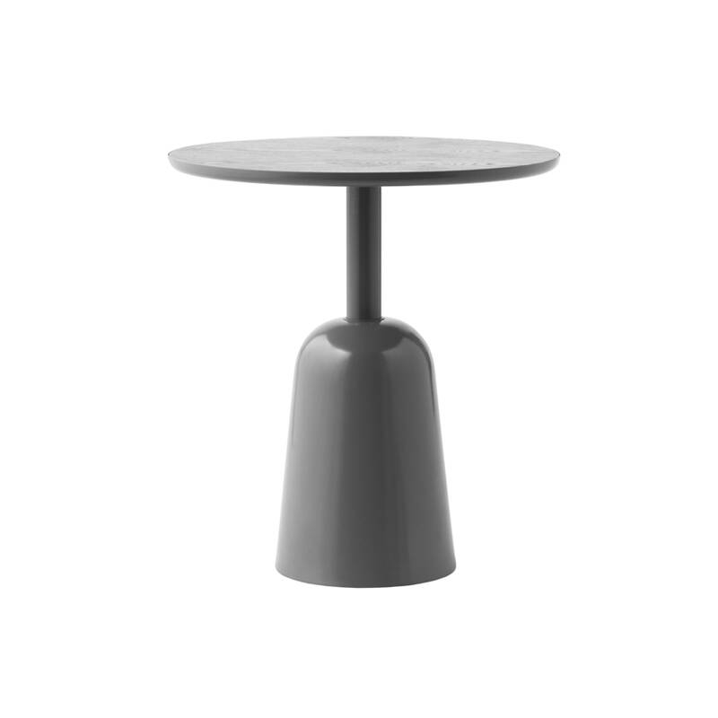 Table d'appoint guéridon TURN réglable en hauteur Gris Normann Copenhagen
