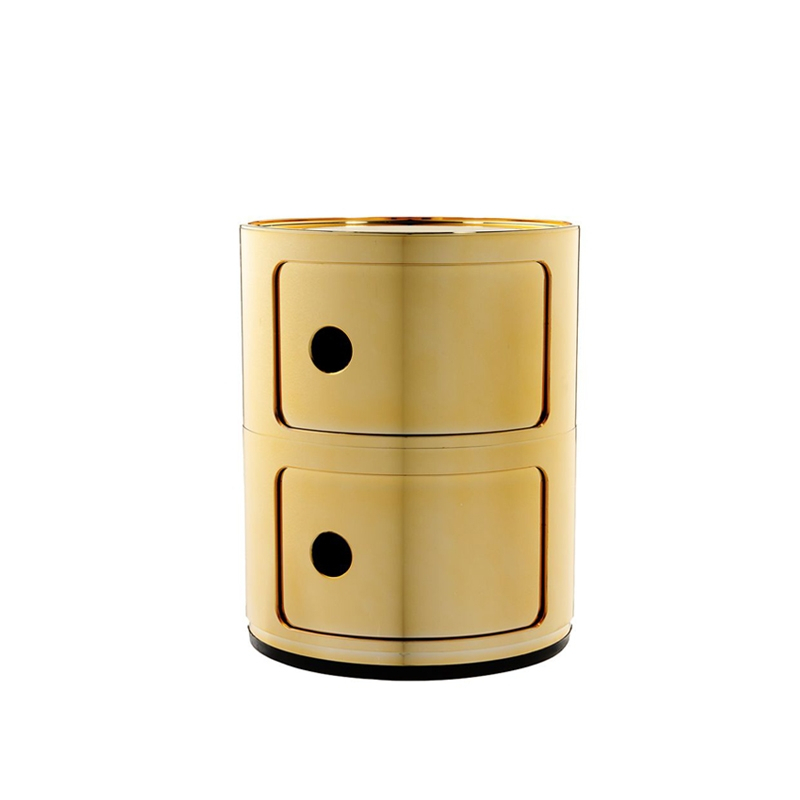 Meuble de rangement COMPONIBILI métallisé 2 portes Or KARTELL